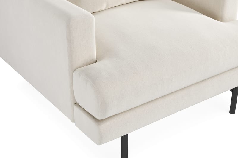 Menard Fåtölj - Ljusbeige - Möbler - Vardagsrum - Fåtöljer - Sammetsfåtölj