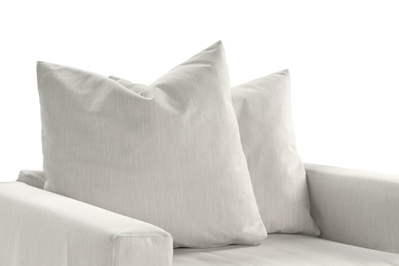 Menard Fåtölj Tvättbar & avtagbar klädsel - Linnebeige - Möbler - Vardagsrum - Fåtöljer