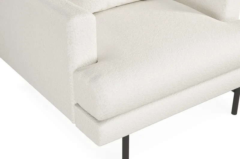 Menard Fåtölj - Vit Bouclé - Möbler - Vardagsrum - Fåtöljer