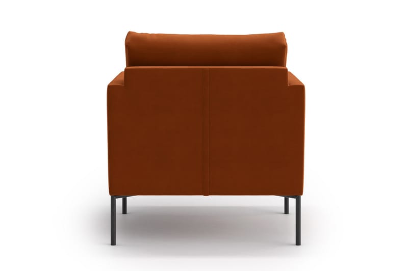 MICHELE Fåtölj Orange/Brun - Möbler - Vardagsrum - Fåtöljer