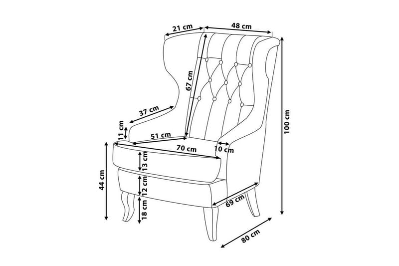 Molde Fåtölj - Rosa - Möbler - Vardagsrum - Fåtöljer