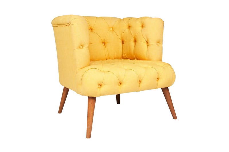 Monroew Fåtölj, Gul/Natur