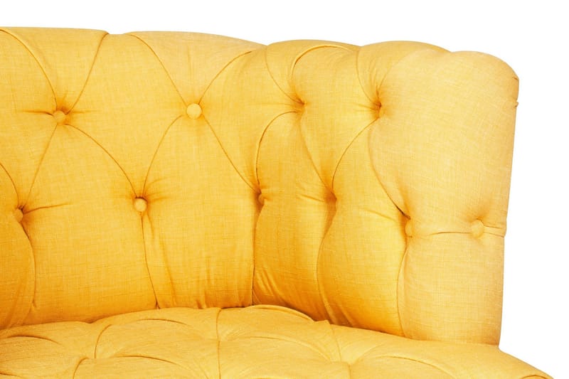 Monroew Fåtölj - Gul/Natur - Möbler - Vardagsrum - Fåtöljer