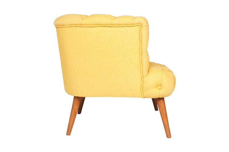 Monroew Fåtölj - Gul/Natur - Möbler - Vardagsrum - Fåtöljer