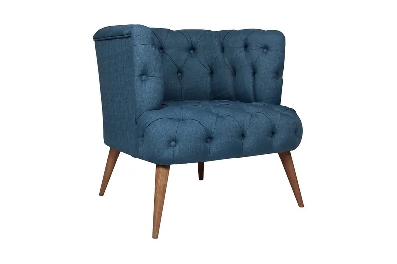 Monroew Fåtölj, Mörkblå/Natur