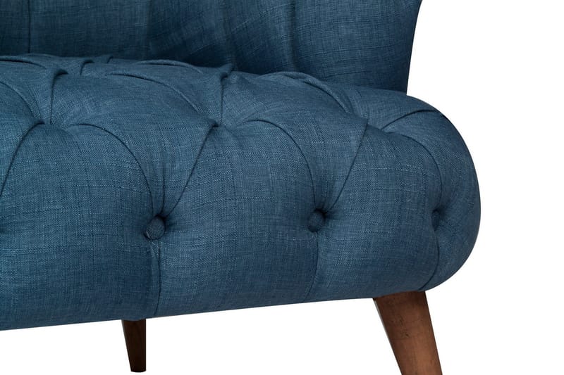 Monroew Fåtölj - Mörkblå/Natur - Möbler - Vardagsrum - Fåtöljer