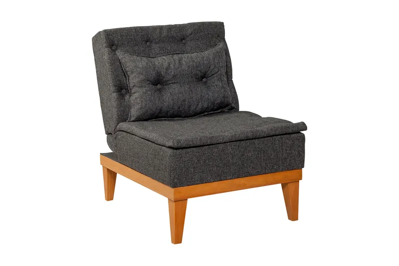 Mozzetti Fåtölj med Armstöd, Grå
