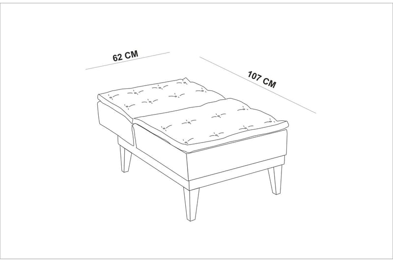 Mozzetti Fåtölj med Armstöd - Grön - Möbler - Vardagsrum - Fåtöljer