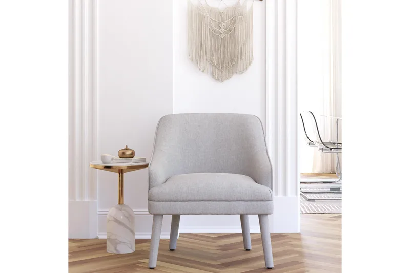 Mr. Kate Fåtölj Ljusgrå - Dorel Home - Möbler - Vardagsrum - Fåtöljer