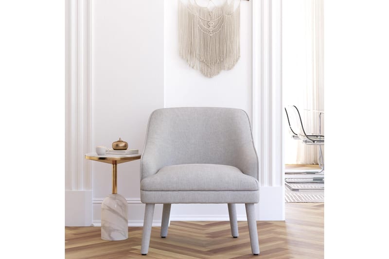 Mr. Kate Fåtölj Ljusgrå - Dorel Home - Möbler - Vardagsrum - Fåtöljer
