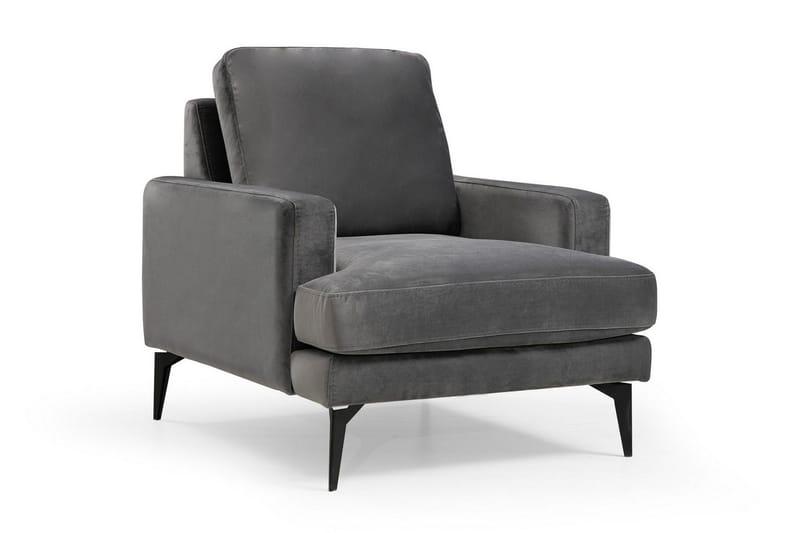 Mukes Fåtölj med Armstöd - Svart - Möbler - Vardagsrum - Fåtöljer