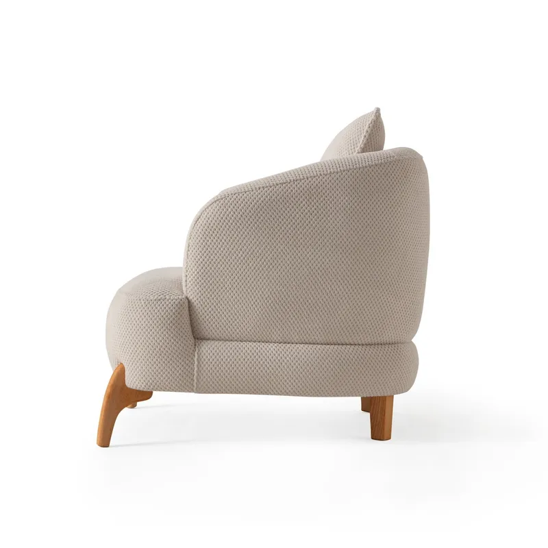 Munemori Öronlappsfåtölj 81x76x81 cm - Beige - Möbler - Vardagsrum - Fåtöljer - Öronlappsfåtölj