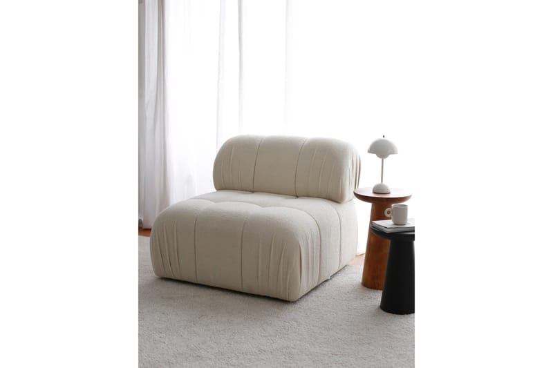 Murum Fåtölj - Vit - Möbler - Vardagsrum - Soffor - Modulsoffor - Mittmodul