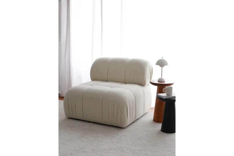 Murum Fåtölj - Vit - Möbler - Vardagsrum - Soffor - Modulsoffor - Mittmodul