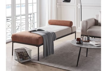 Naklund Schäslong 172 cm - Brun/Beige/Svart - Möbler - Sovrum - Dagbäddar