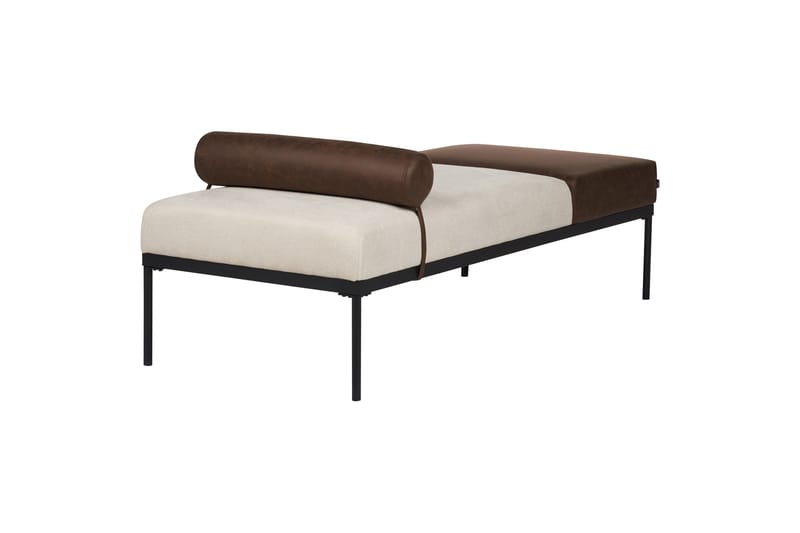 Naklund Schäslong 172 cm - Brun/Beige/Svart - Möbler - Vardagsrum - Fåtöljer - Schäslongfåtöljer & divanfåtöljer