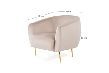 Narayn Fåtölj - Beige - Möbler - Vardagsrum - Fåtöljer