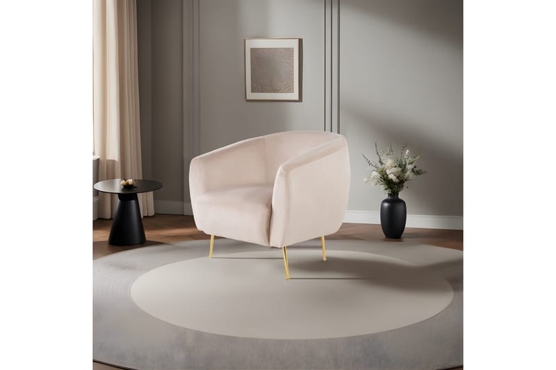 Narayn Fåtölj - Beige - Möbler - Vardagsrum - Fåtöljer