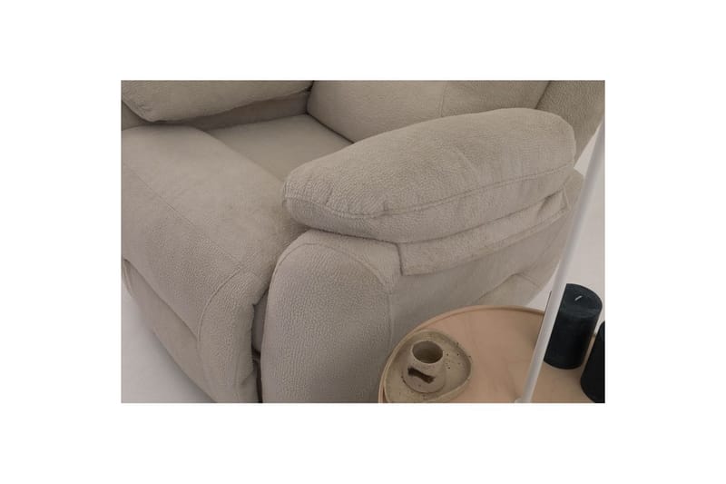 Navren Reclinerfåtölj Elektrisk - Krämvit - Möbler - Vardagsrum - Fåtöljer - Liggfåtöljer