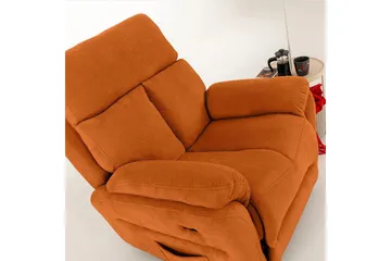 Navren Reclinerfåtölj Elektrisk - Röd - Möbler - Vardagsrum - Fåtöljer - Biofåtöljer & reclinerfåtöljer