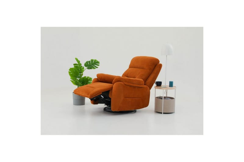 Navren Reclinerfåtölj Elektrisk - Röd - Möbler - Vardagsrum - Fåtöljer - Biofåtöljer & reclinerfåtöljer