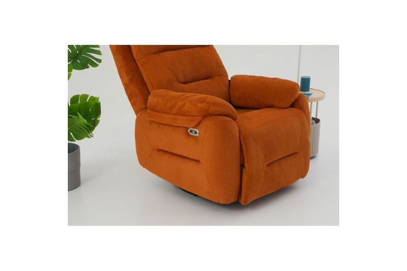 Navren Reclinerfåtölj Elektrisk - Röd - Möbler - Vardagsrum - Fåtöljer - Liggfåtöljer