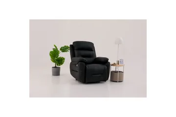 Navren Reclinerfåtölj Elektrisk - Svart - Möbler - Vardagsrum - Fåtöljer - Biofåtöljer & reclinerfåtöljer