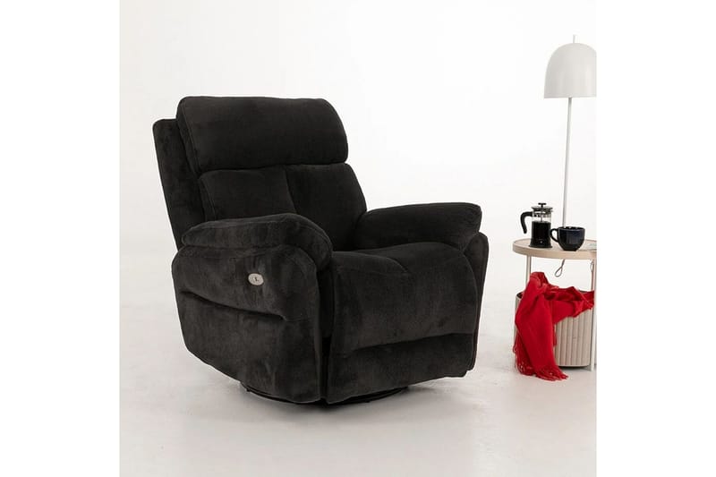 Navren Reclinerfåtölj Elektrisk - Svart - Möbler - Vardagsrum - Fåtöljer - Liggfåtöljer