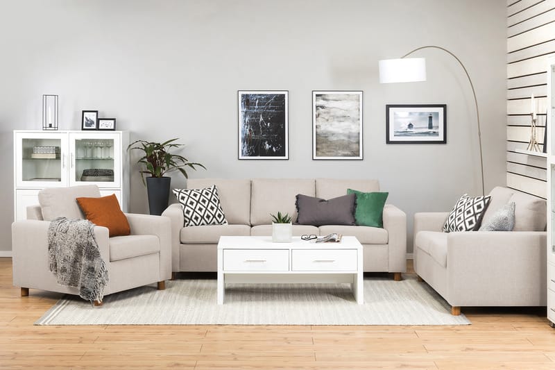 NEW YORK Fåtölj Beige - Möbler - Vardagsrum - Fåtöljer