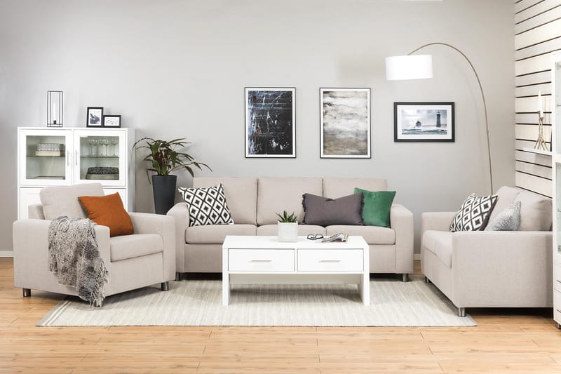 NEW YORK Fåtölj Beige - Möbler - Vardagsrum - Fåtöljer