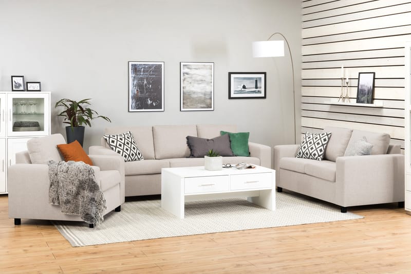 NEW YORK Fåtölj Beige - Möbler - Vardagsrum - Fåtöljer