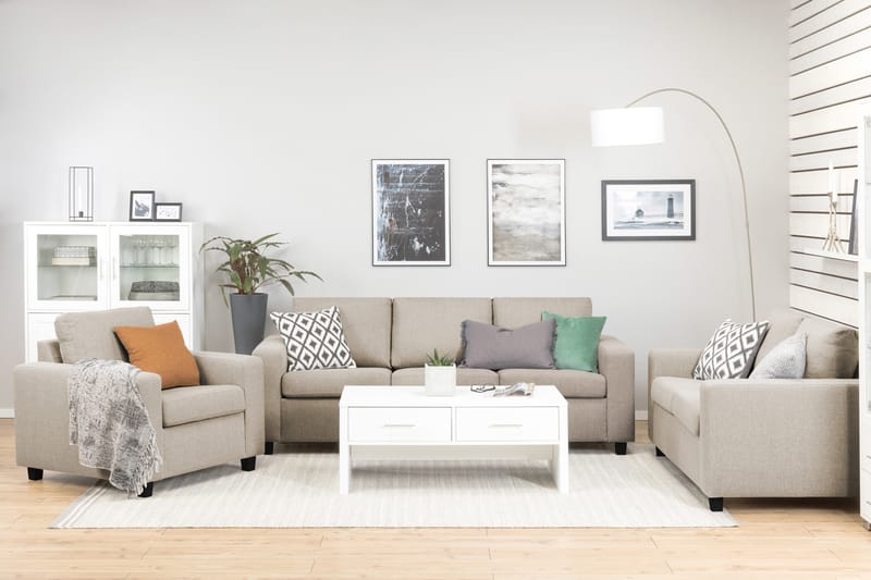 NEW YORK Fåtölj Beige - Möbler - Vardagsrum - Fåtöljer