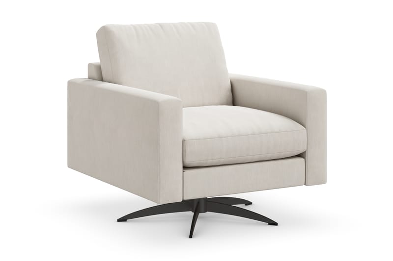 NISTOSO Fåtölj Beige/Svart - Möbler - Vardagsrum - Fåtöljer