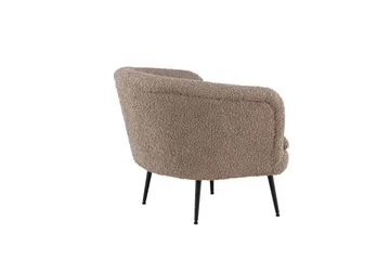 Nordkoster Loungefåtölj - Svart/Beige - Möbler - Vardagsrum - Fåtöljer
