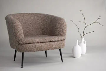 Nordkoster Loungefåtölj - Svart/Beige - Möbler - Vardagsrum - Fåtöljer