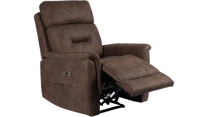 Novira reclinerfåtölj Elektrisk - Brun - Möbler - Vardagsrum - Fåtöljer - Biofåtöljer & reclinerfåtöljer