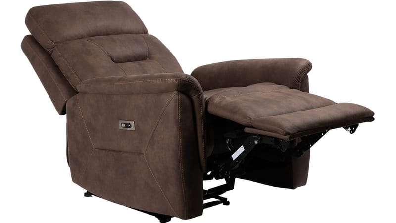 Novira reclinerfåtölj Elektrisk - Brun - Möbler - Vardagsrum - Fåtöljer - Biofåtöljer & reclinerfåtöljer