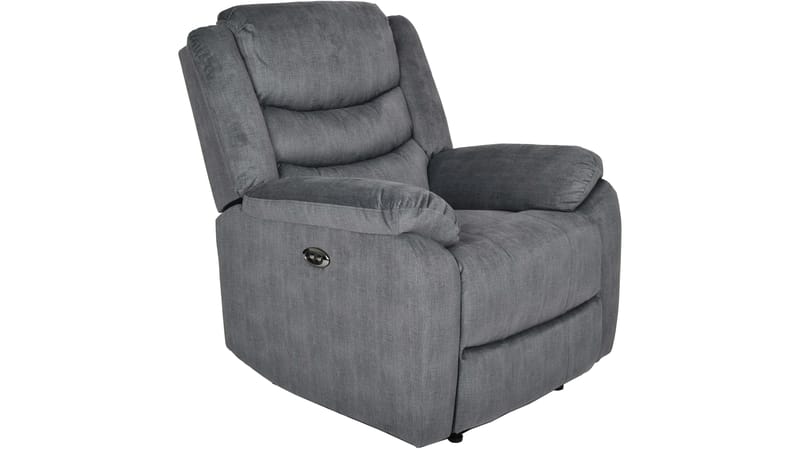 Olvani Reclinerfåtölj i tyg elektrisk - Grå - Möbler - Vardagsrum - Fåtöljer - Biofåtöljer & reclinerfåtöljer