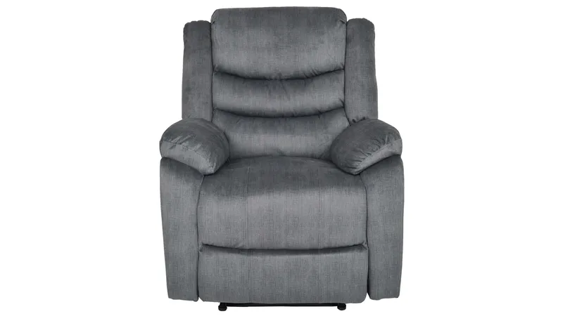 Olvani Reclinerfåtölj i tyg elektrisk - Grå - Möbler - Vardagsrum - Fåtöljer - Biofåtöljer & reclinerfåtöljer