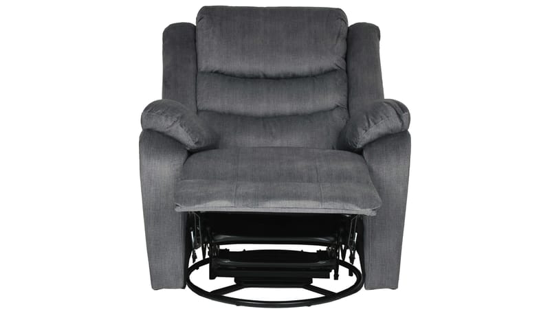 Olvani Reclinerfåtölj i tyg manuell - Grå - Möbler - Vardagsrum - Fåtöljer - Biofåtöljer & reclinerfåtöljer