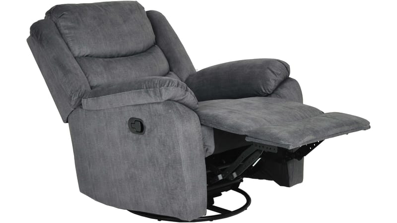 Olvani Reclinerfåtölj i tyg manuell - Grå - Möbler - Vardagsrum - Fåtöljer - Biofåtöljer & reclinerfåtöljer