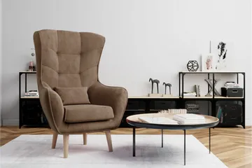 Arti Öronlappsfåtölj - Beige - Möbler - Vardagsrum - Fåtöljer - Öronlappsfåtölj