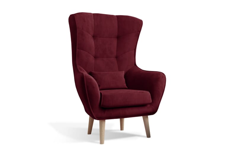 Arti Öronlappsfåtölj, Vinröd