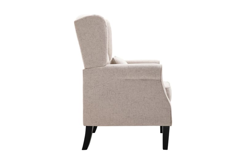 Fåtölj beige tyg - Beige - Möbler - Vardagsrum - Fåtöljer - Öronlappsfåtölj