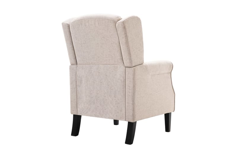 Fåtölj beige tyg - Beige - Möbler - Vardagsrum - Fåtöljer - Öronlappsfåtölj