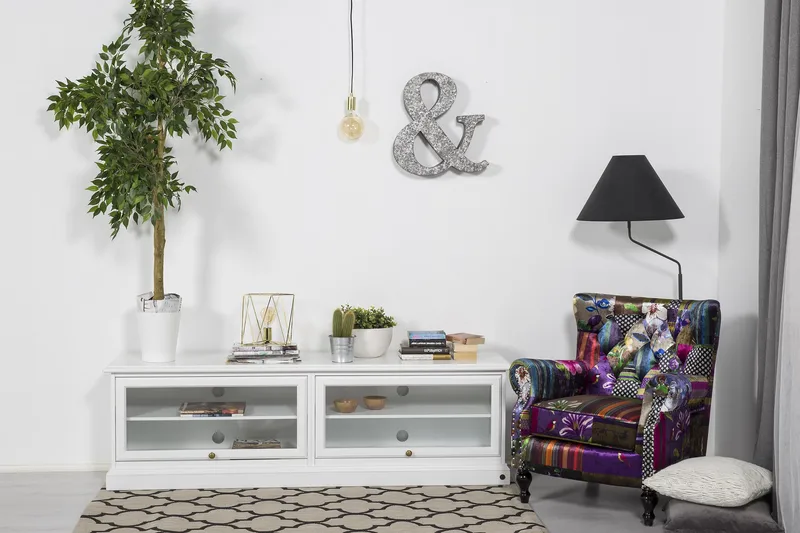 London Öronlappsfåtölj - Tyg mönstrat - Möbler - Vardagsrum - Fåtöljer - Öronlappsfåtölj