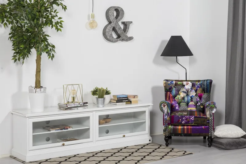 London Öronlappsfåtölj - Tyg mönstrat - Möbler - Vardagsrum - Fåtöljer - Öronlappsfåtölj