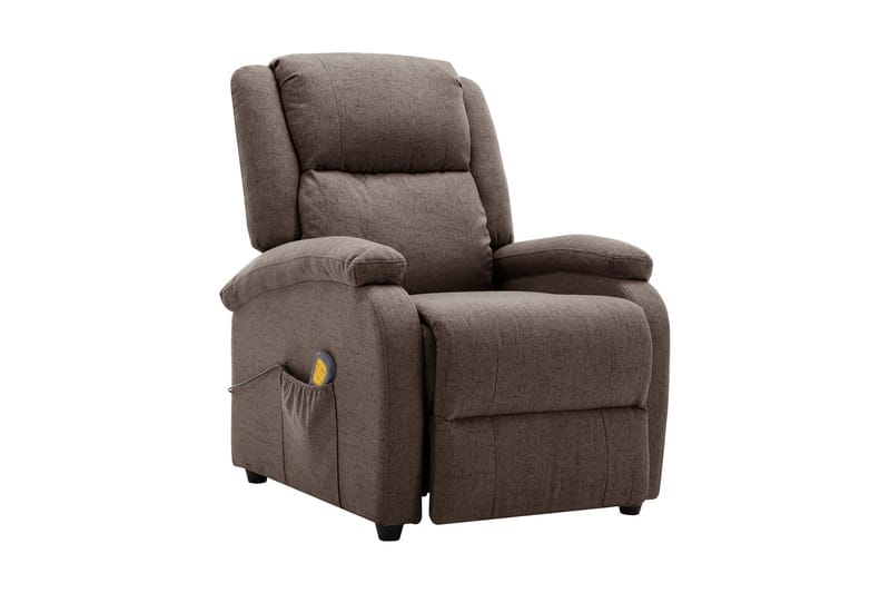 Öronlappsfåtölj recliner taupe tyg - Biofåtöljer & reclinerfåtöljer