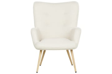Öronlappsfåtölj Vejle - Beige, svart - Möbler - Vardagsrum - Fåtöljer - Öronlappsfåtölj