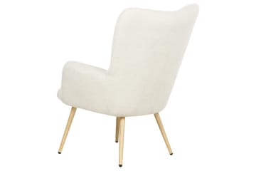 Öronlappsfåtölj Vejle - Beige, svart - Möbler - Vardagsrum - Fåtöljer - Öronlappsfåtölj